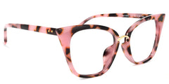 Chandrikar Cat Eye Pink-Floral Frame Glasses | Zeelool