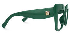 Alberta Cat-Eye Green Frame Glasses | Zeelool