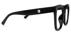 Ebony Square Black Glasses and Eyeglasses