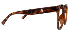 Ebony Tortoise Eyeglasses and Square Glasses Frames
