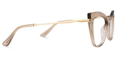 Indira Cat Eye Beige Glasses | Zeelool Glasses
