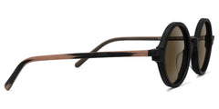Otto Round Black Sunglasses | Zeelool Glasses