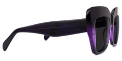 Charmaine Cat Eye Dark-Purple Sunglasses