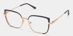 Grasso Square Two-Tone Eyeglasses & Metal Frames