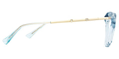 Juliet Cateye Light Blue Eyeglasses and Translucent Frame