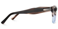 Riley Rectangle Brown Frame Glasses for Ladies