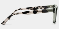 Rectangle Gray Green Eyeglasses- Henry Acetate Frame Glasses