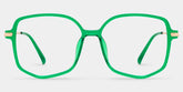 Payton Geometric Dark-Green Glasses | Zeelool Glasses