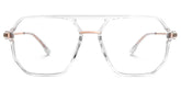 Aviator Lizbeth Clear Glasses on sale -Zeelool Glasses
