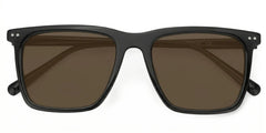 Frantz Thin Black Square Glasses For Men | Zeelool