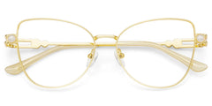 Gaga Eyeglasses in Cat Eye Gold Frame | Zeelool