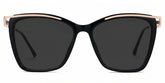 Krystle Square Black Eyeglasses and Glasses Frames