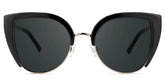 Brewer Cateye Black Frame Sunglasses | Zeelool Optical
