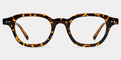 Amber Tortoise Frame Glasses with Square Frame Online | ZEELOOL