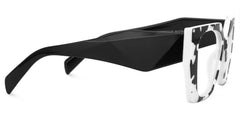 Geometric Sileidy Purple-Pink Glasses deals -Zeelool Glasses