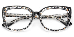 Large Tortoise Shell Eyeglasses Frames With Cat Eye Shape