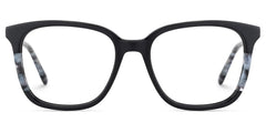 Finnley Acetate Black Frame Glasses with Square Shape | Zeelool