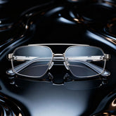 Sterling Eyeglasses in Aviator Silver Frame | ZEELOOL