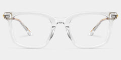 Reese clear glasses with gold rims Online | ZEELOOL