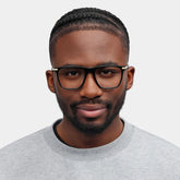 Stable Black Frame Glasses with Rectangle Frame Online | ZEELOOL