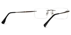 Cetina Rectangle Gold Glasses