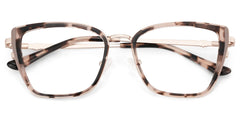 Juniper Eyeglasses in Square Tortoise Frame | Zeelool