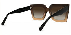 Brandon Brown Square Frame Glasses, Thick Tawny Frames