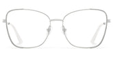 Kai Eyeglasses in Butterfly Silver Frame | Zeelool