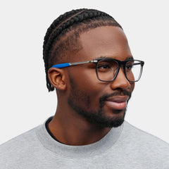 Stable Gray Frame Glasses with Rectangle Frame Online | ZEELOOL