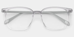 Charles Grey Square Frame Glasses for Women and Men | ZEELOOL
