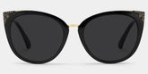 Dalton Cat Eye Black Sunglasses | Zeelool Glasses