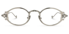 Oval Serena Silver Eyeglasses and Glasses Frames Deals