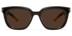 Lyric black Frame Polarized Sunglasses with rectangle Style Online | ZEELOOL