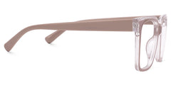 Square Renea Pink Glasses deals -Zeelool Glasses
