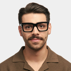 Square Shirmme Black Frames Designer Glasses