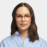 Square Siner Beige Glasses deals -Zeelool Glasses
