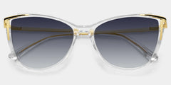 Cat eye Yomary Clear Frame Glasses | Zeelool