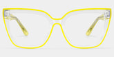 Mirta Square Yellow Glasses | Zeelool Glasses