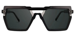 Ferguson Square Black Sunglasses