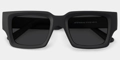 Black TR90 Rectangle Sunglasses- Garza