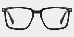 Griffin Black Frame Glasses with Rectangle Frame Online | ZEELOOL