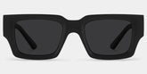 Black TR90 Rectangle Sunglasses- Garza