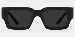 Black TR90 Rectangle Sunglasses- Garza