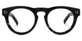Malloy Round Black and Tortoise Eyeglasses and Frames