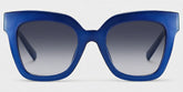 Malcolm Large Square Nerdy Glasses with Blue Color