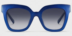 Malcolm Large Square Nerdy Glasses with Blue Color