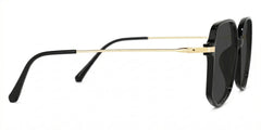 Payton Geometric Black Frame Glasses | Zeelool Optical