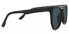Libby Geometric Black Eyeglasses with Smooth Frames