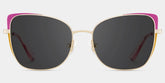 Tessa Pink Gold Frame Glasses with Cat eye Frame Online | ZEELOOL