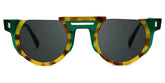 Mastin Round Tortoise Half Frame Sunglasses